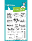 Lawn Fawn - Clear Stamps - Tiny Tag Sayings-ScrapbookPal