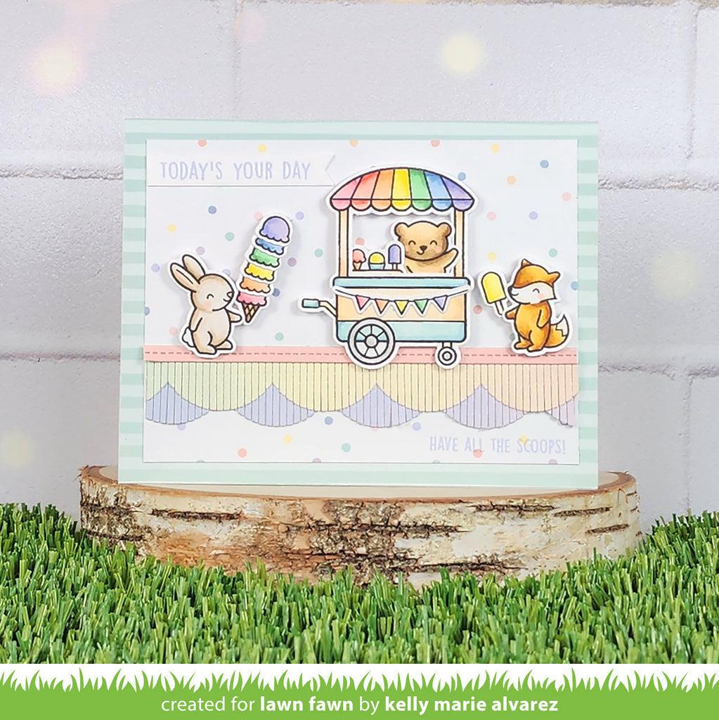 Lawn Fawn - Clear Stamps - Treat Cart-ScrapbookPal