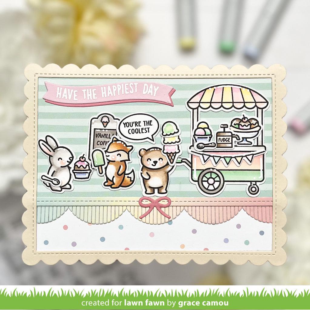 Lawn Fawn - Clear Stamps - Treat Cart-ScrapbookPal