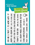 Lawn Fawn - Clear Stamps - Treat Cart Sentiment Add-On-ScrapbookPal