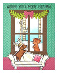 Lawn Fawn - Clear Stamps - Window Scene: Winter-ScrapbookPal