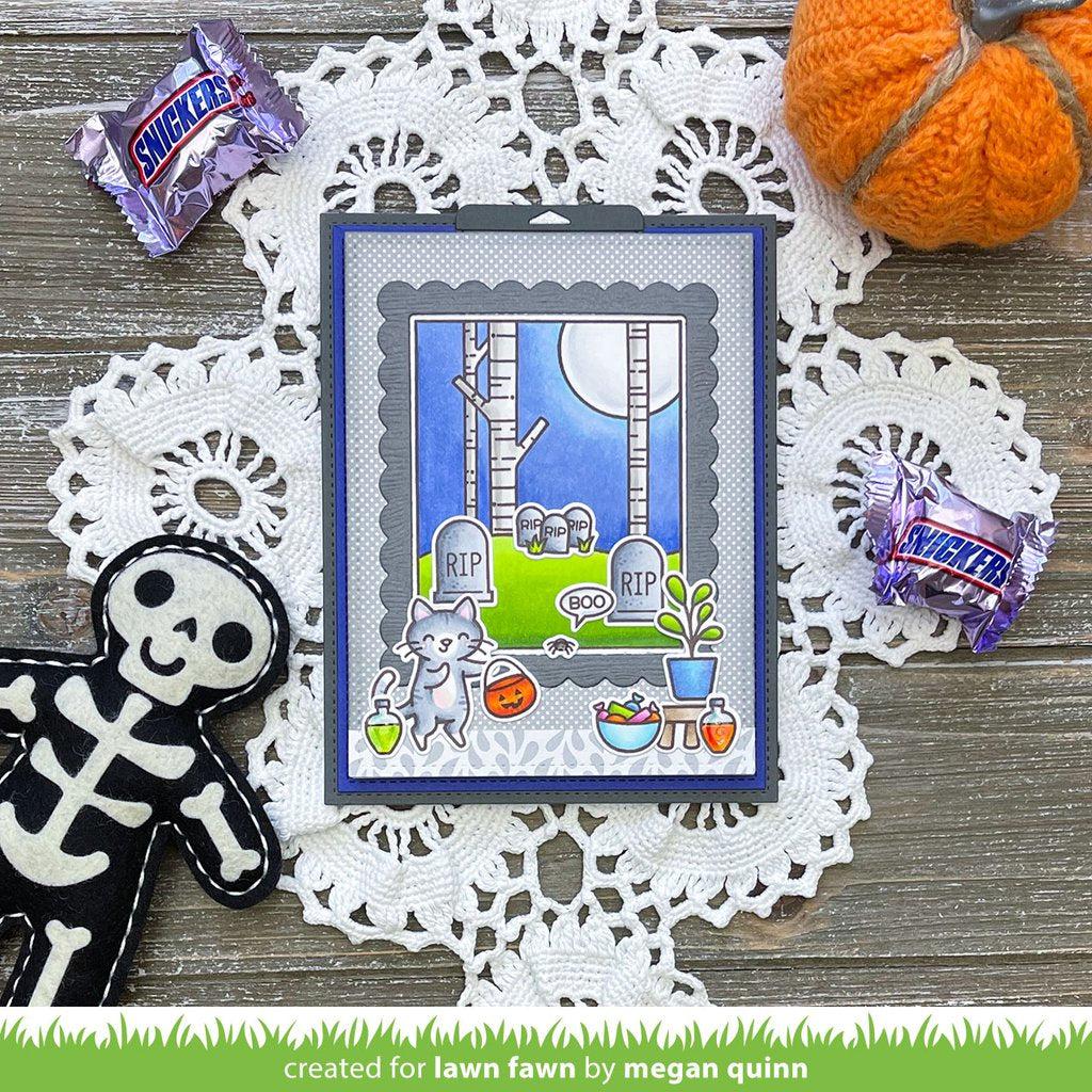 Lawn Fawn - Clear Stamps - Window Scene: Winter-ScrapbookPal