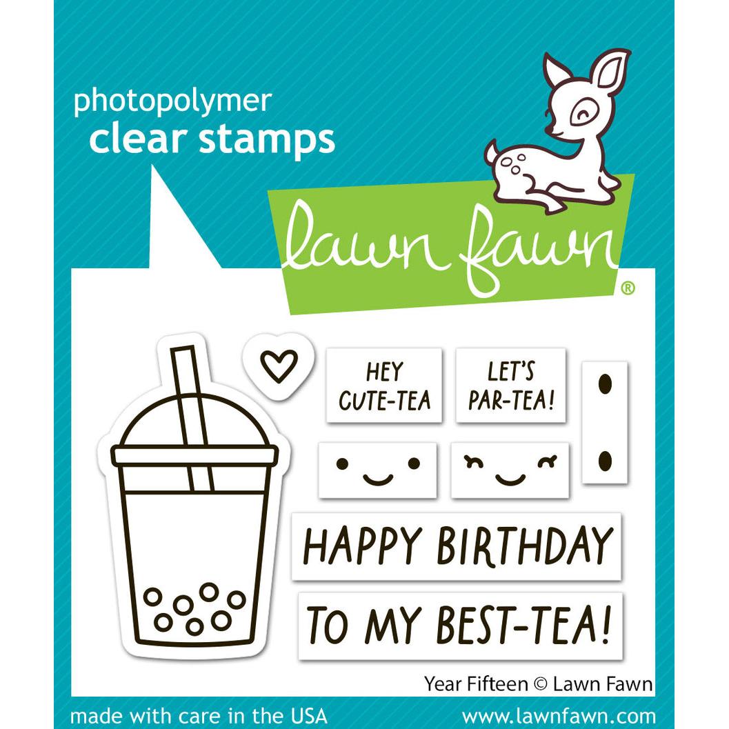 Lawn Fawn - Clear Stamps - Year Fifteen-ScrapbookPal