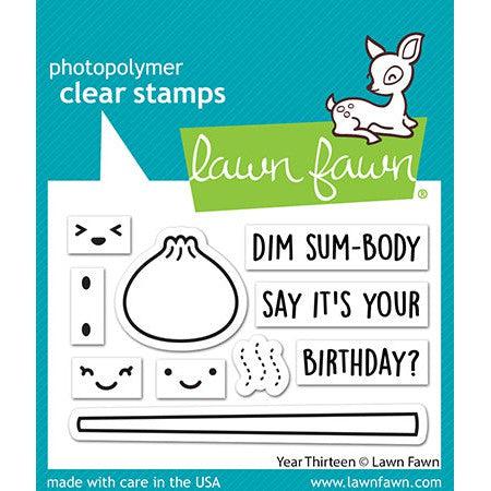 Lawn Fawn - Clear Stamps - Year Thirteen-ScrapbookPal