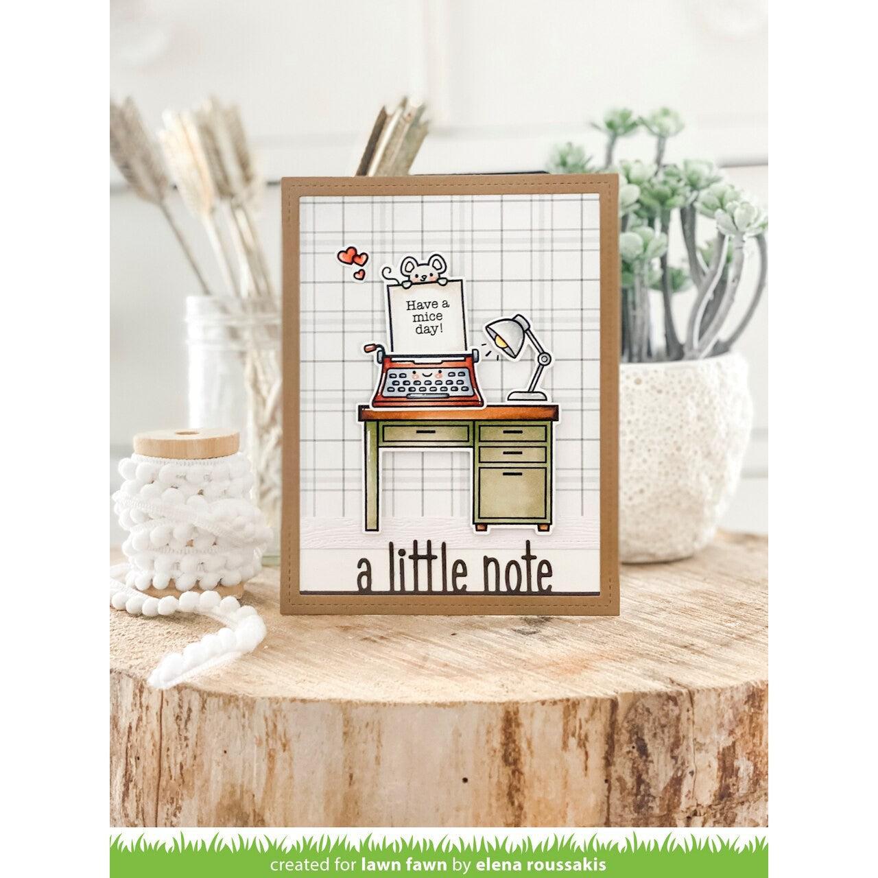 Lawn Fawn - Clear Stamps - You're Just My Type-ScrapbookPal