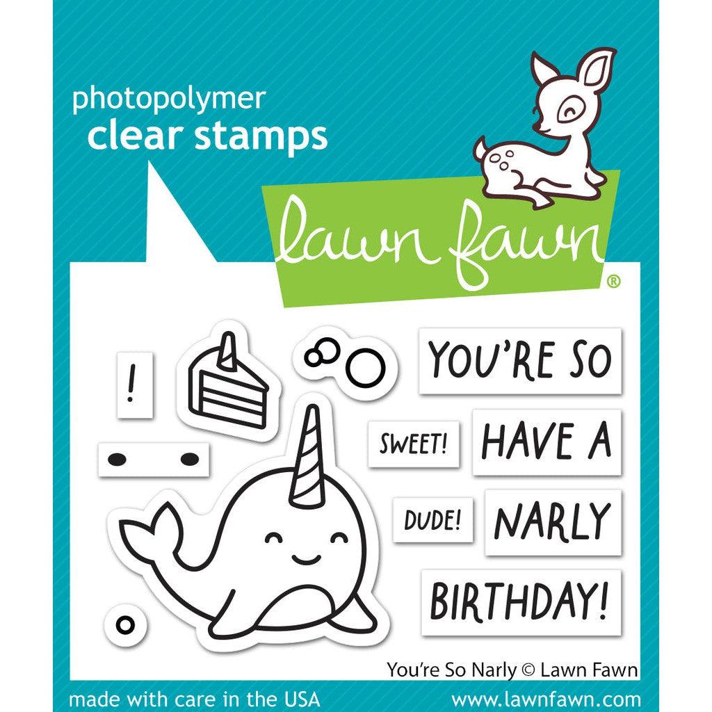 Lawn Fawn - Clear Stamps - You're So Narly-ScrapbookPal