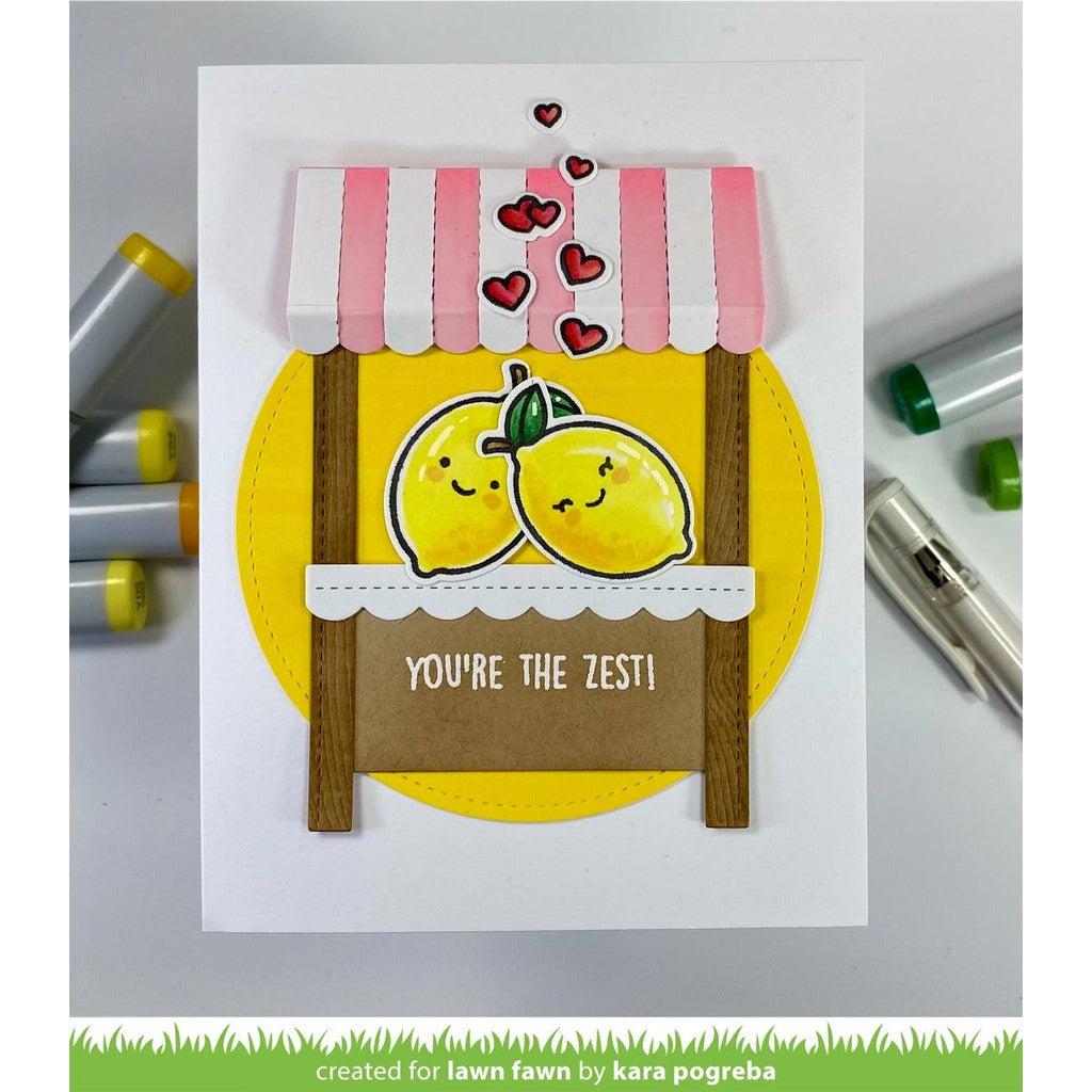 Lawn Fawn - Clear Stamps - You're the Zest-ScrapbookPal