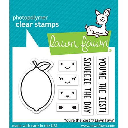 Lawn Fawn - Clear Stamps - You're the Zest-ScrapbookPal