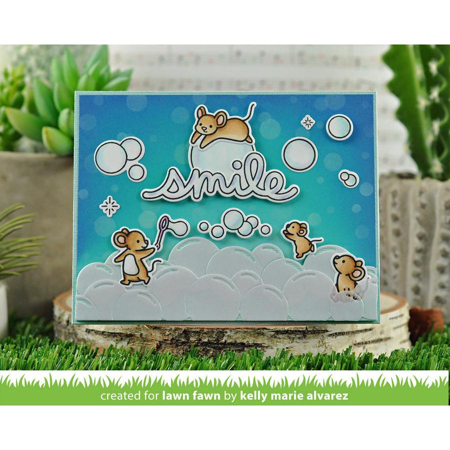 Lawn Fawn - Coloring Stencils - Bubbles Of Joy-ScrapbookPal