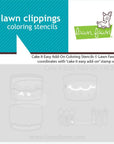 Lawn Fawn - Coloring Stencils - Cake It Easy Add-On-ScrapbookPal