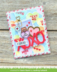 Lawn Fawn - Clear Stamps - Critter Conversation Hearts-ScrapbookPal