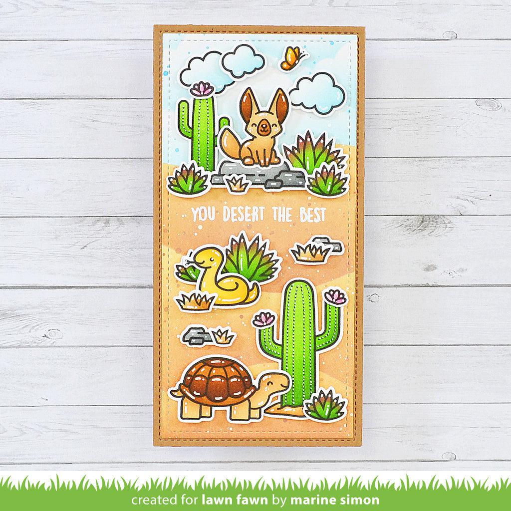 Lawn Fawn - Coloring Stencils - Critters in the Desert-ScrapbookPal