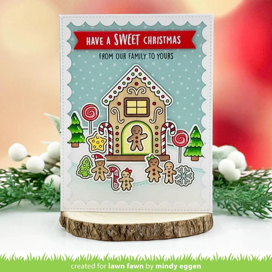 Lawn Fawn - Lawn Cuts - Gingerbread House-ScrapbookPal
