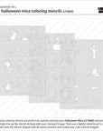 Lawn Fawn - Coloring Stencils - Halloween Mice-ScrapbookPal