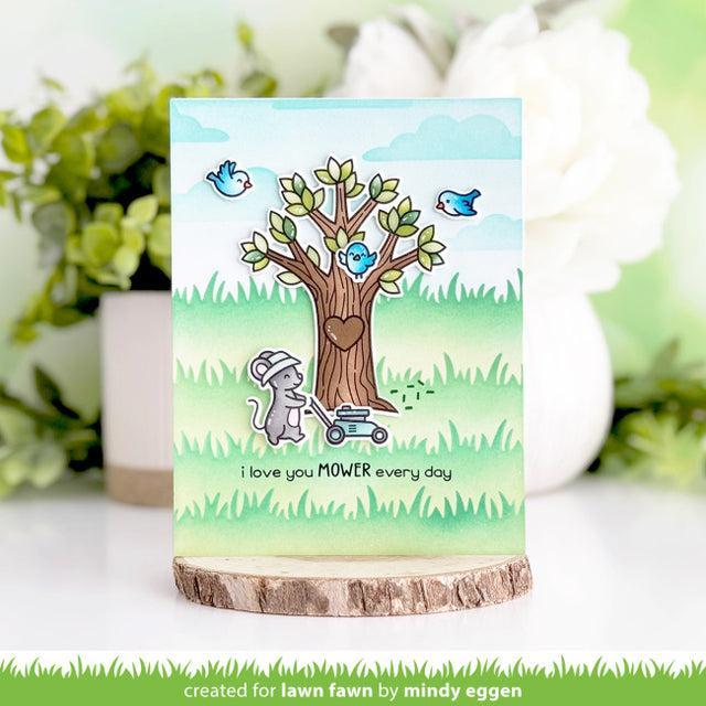 Lawn Fawn - Clear Stamps - I Love You Mower-ScrapbookPal
