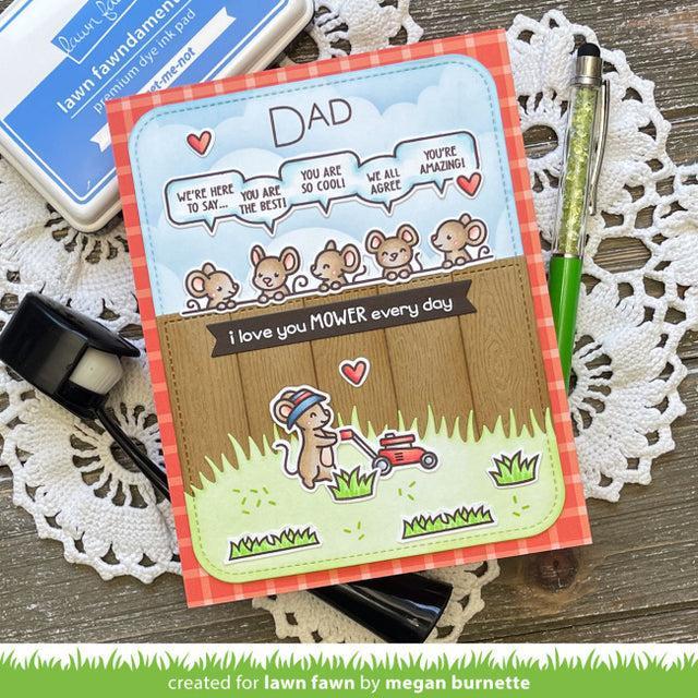 Lawn Fawn - Clear Stamps - I Love You Mower-ScrapbookPal