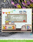 Lawn Fawn - Coloring Stencils - Little Woodland Library Friends-ScrapbookPal