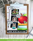 Lawn Fawn - Coloring Stencils - Little Woodland Library Friends-ScrapbookPal
