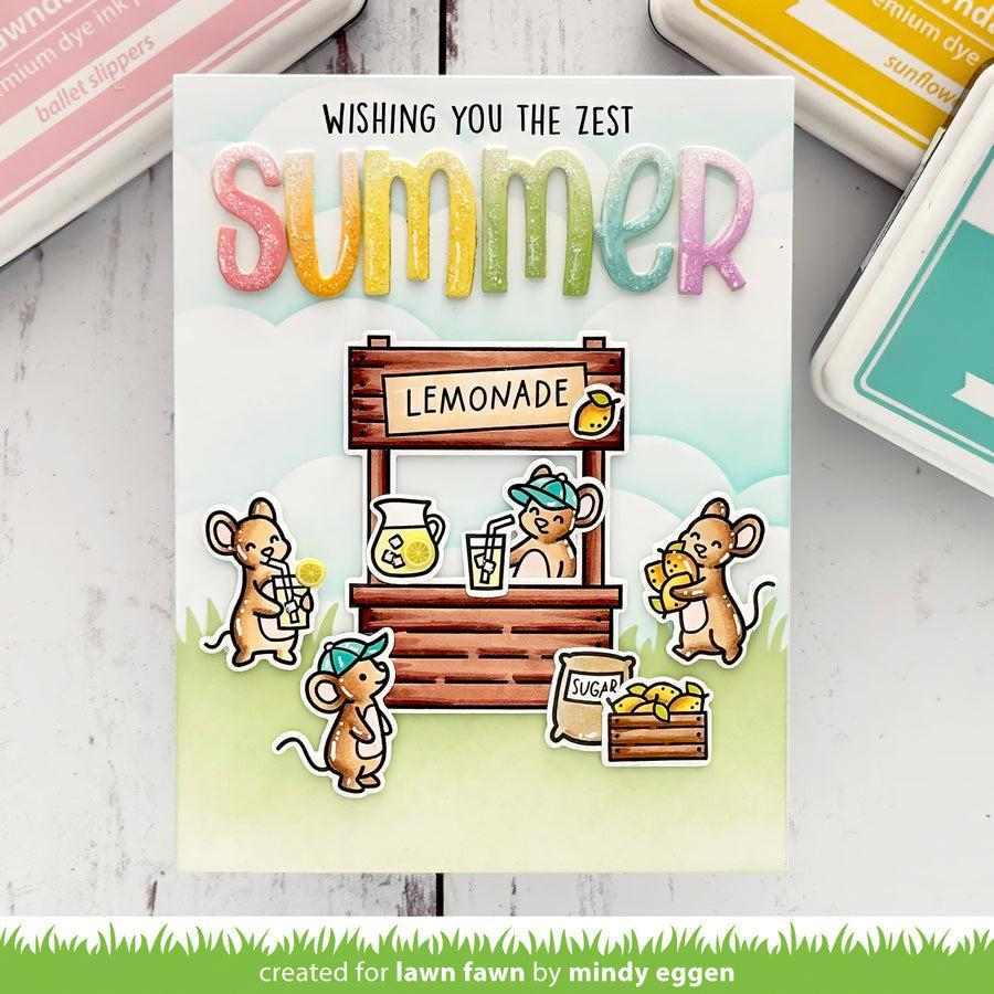 Lawn Fawn - Coloring Stencils - Make Lemonade!-ScrapbookPal