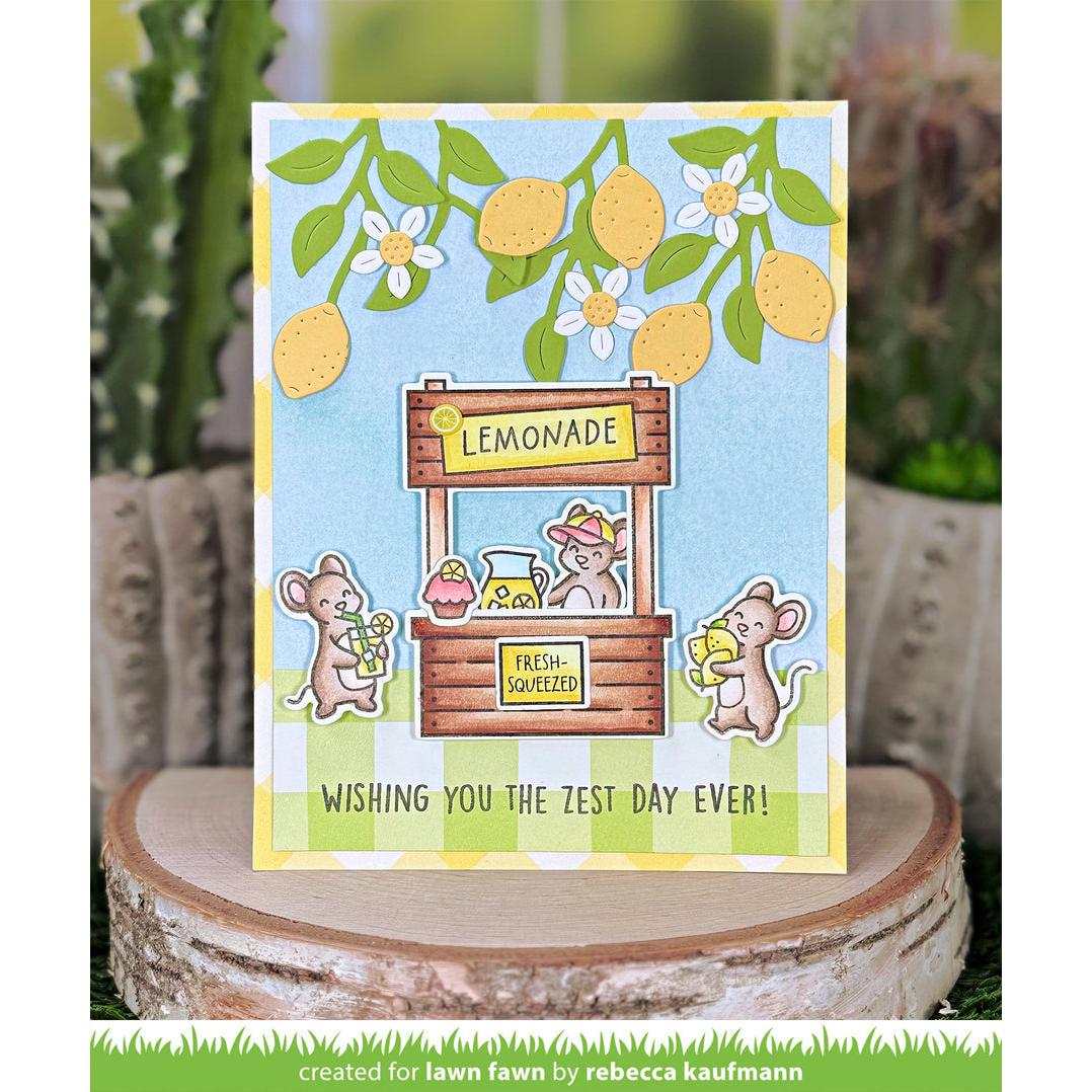 Lawn Fawn - Coloring Stencils - Make Lemonade!-ScrapbookPal