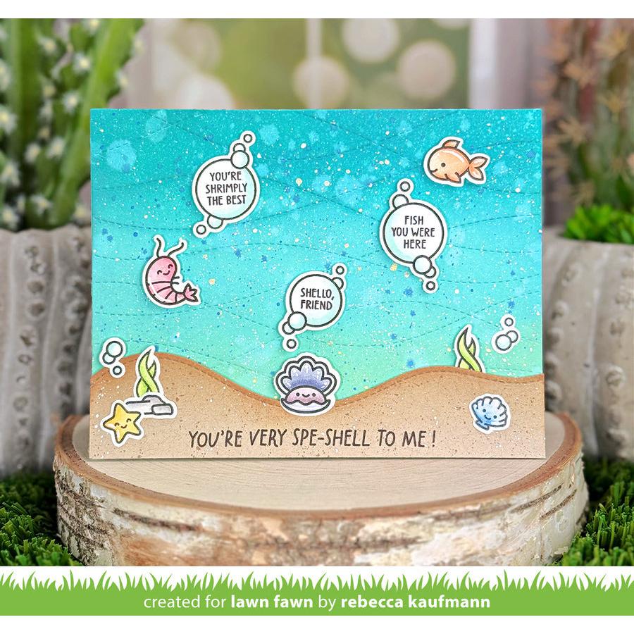 Lawn Fawn - Clear Stamps - Shello, Friend-ScrapbookPal