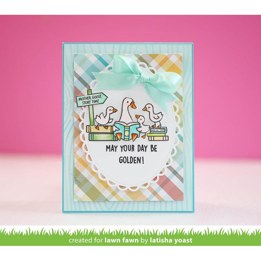Lawn Fawn - Coloring Stencils - Silly Goose!-ScrapbookPal