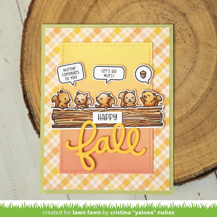 Lawn Fawn - Coloring Stencils - Simply Celebrate Squirrels-ScrapbookPal