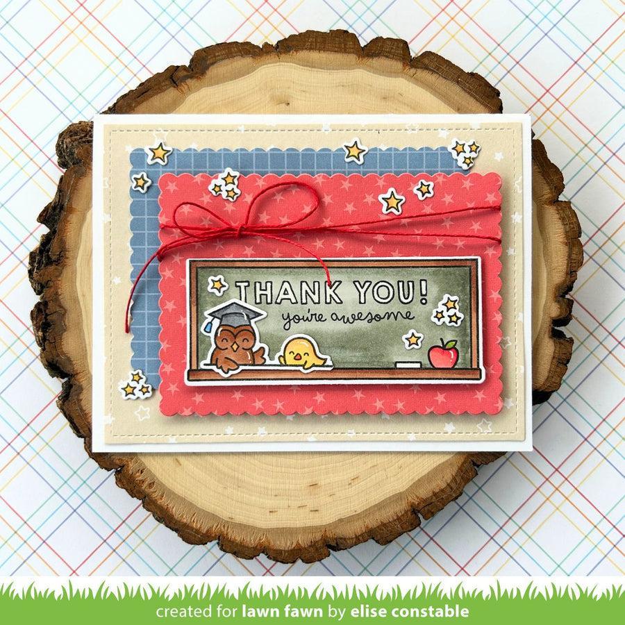Lawn Fawn - Lawn Cuts - Simply Celebrate Teachers-ScrapbookPal
