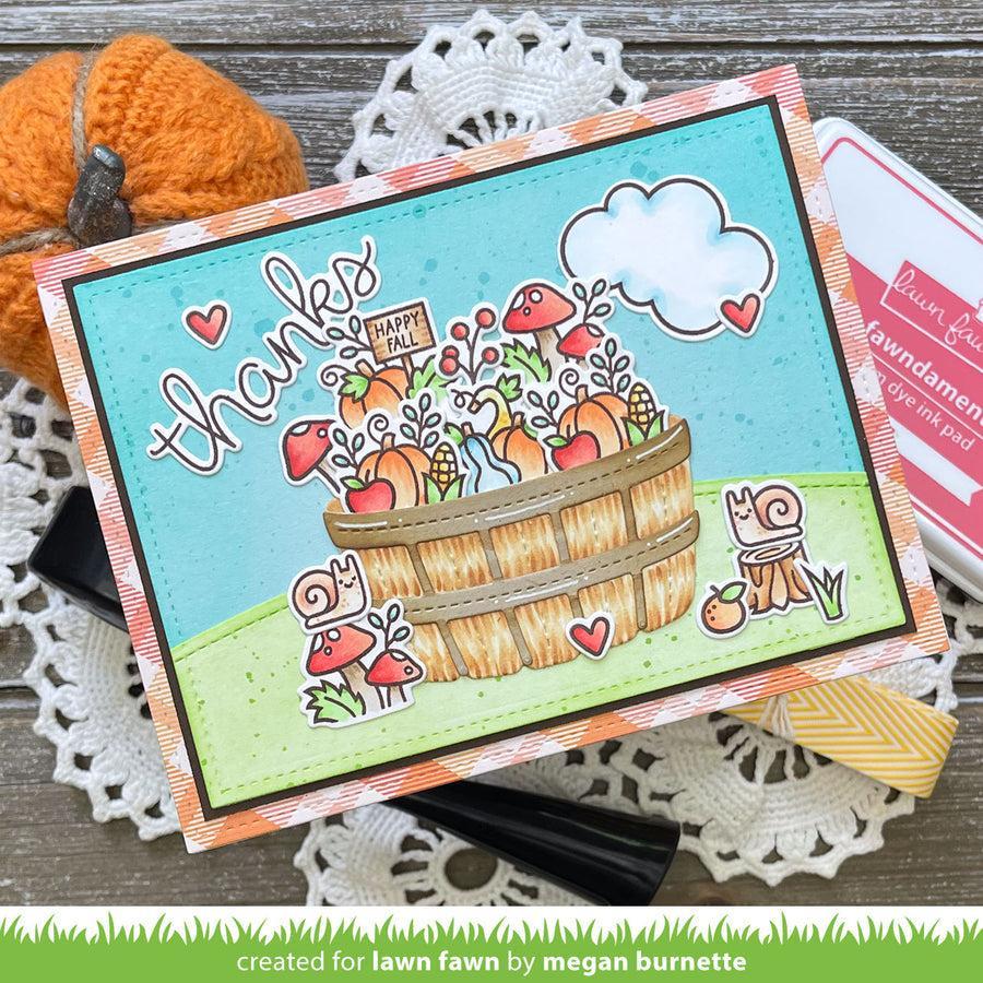 Lawn Fawn - Lawn Cuts - Spring Basket Add-on: Fall-ScrapbookPal
