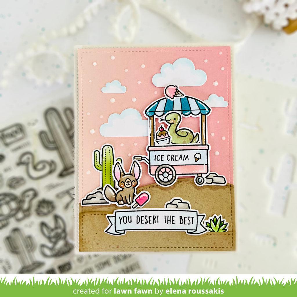 Lawn Fawn - Coloring Stencils - Treat Cart-ScrapbookPal