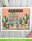 Lawn Fawn - Clear Stamps - Treat Cart Add-On: Tacos-ScrapbookPal