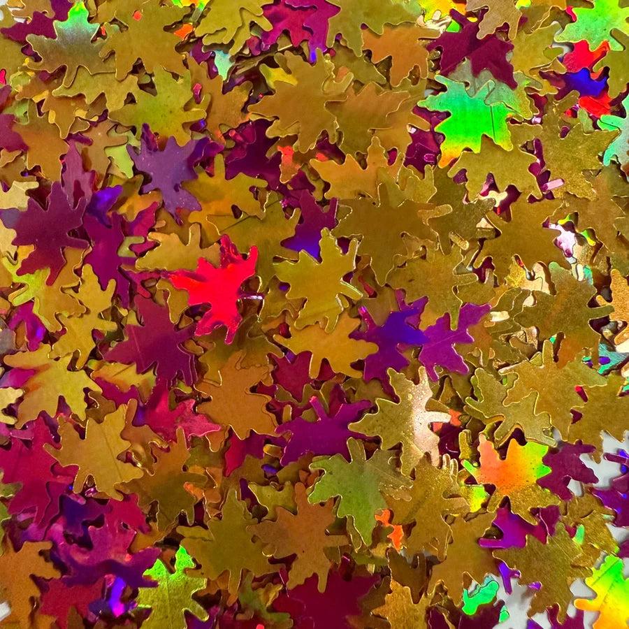 Lawn Fawn - Confetti - Fall Leaf-ScrapbookPal