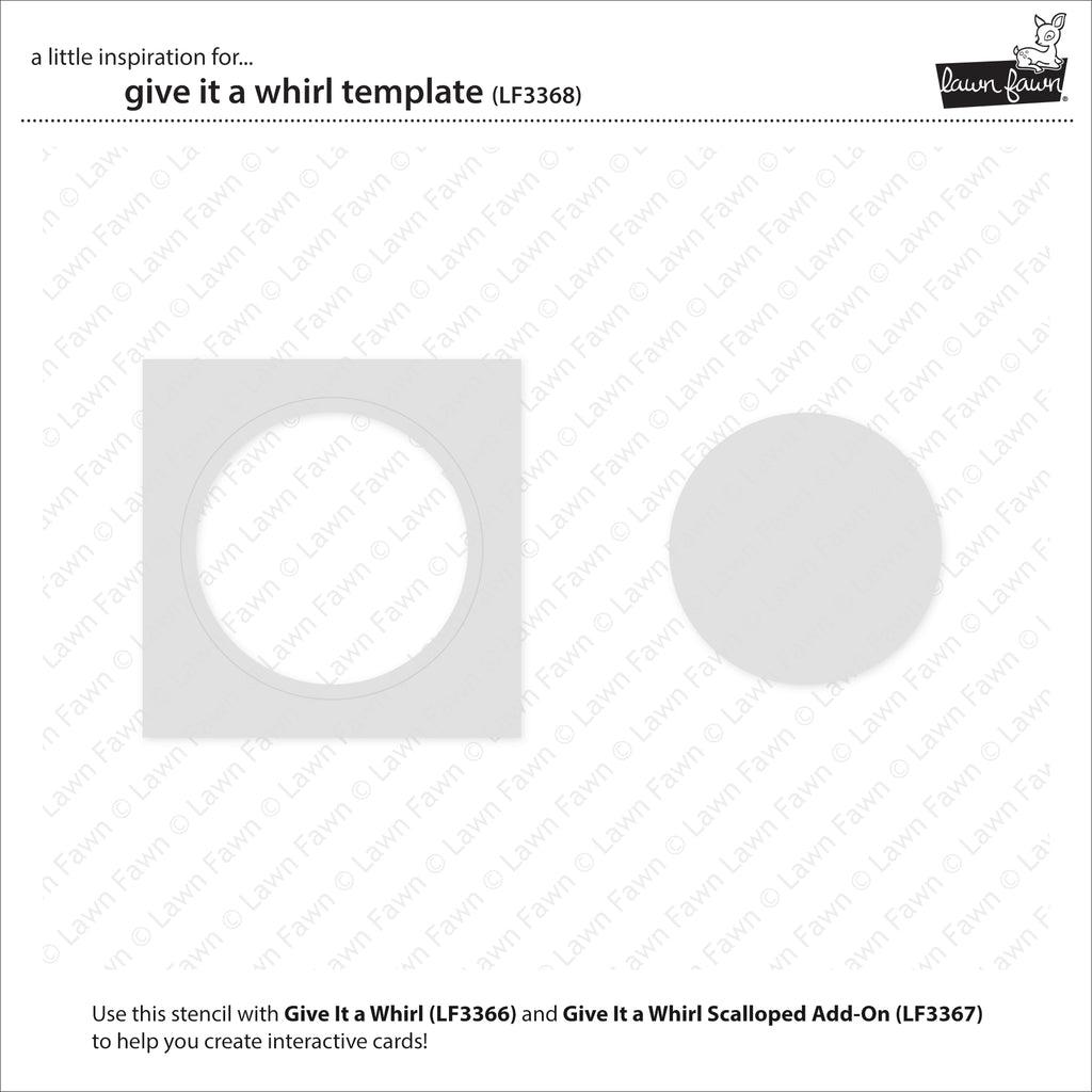 Lawn Fawn - Give It A Whirl Template-ScrapbookPal