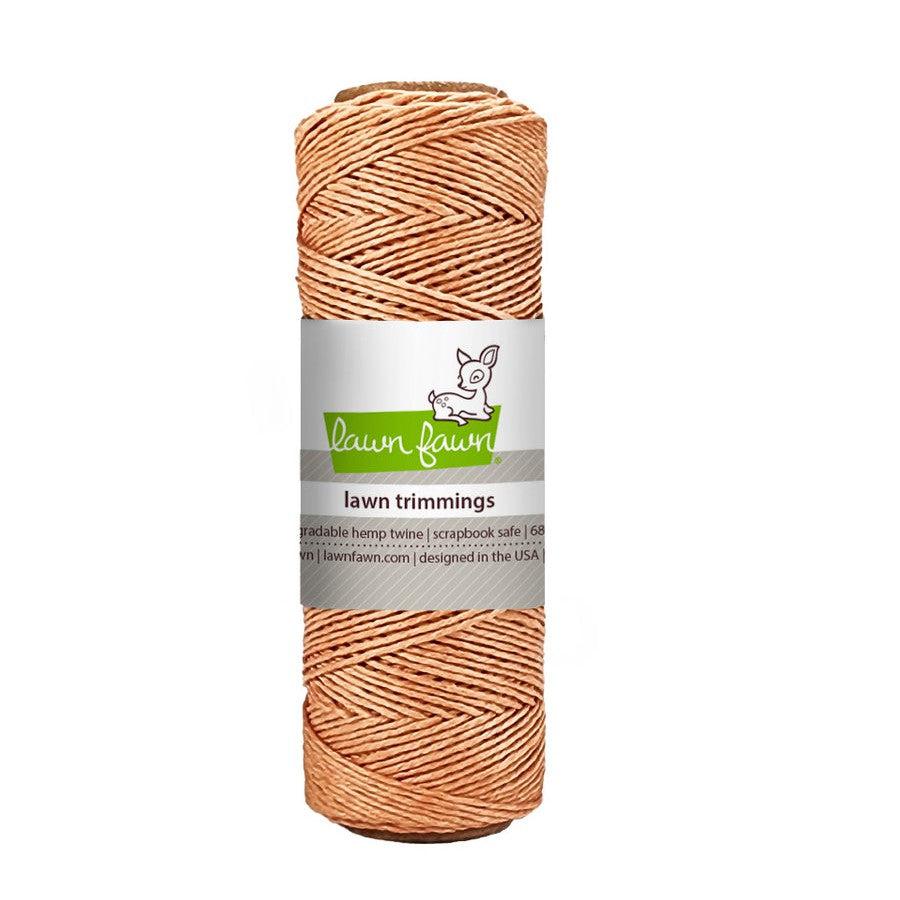 Lawn Fawn - Hemp Twine - Cantaloupe-ScrapbookPal