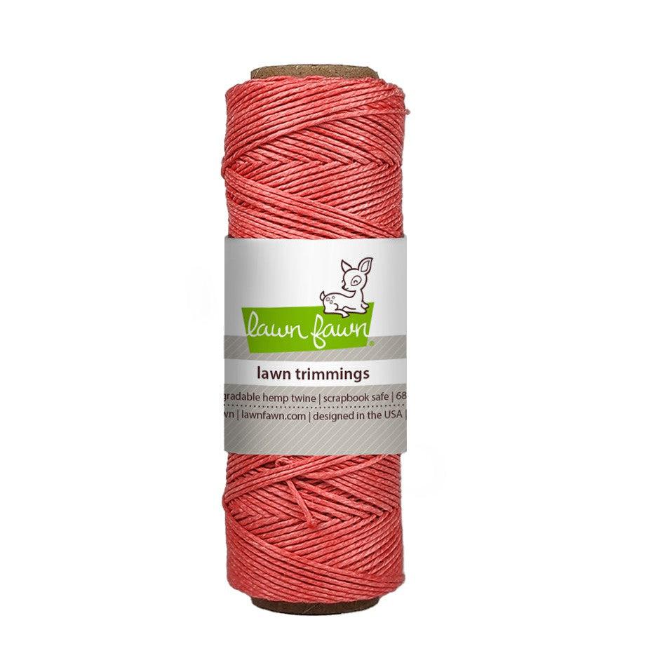 Lawn Fawn - Hemp Twine - Coral-ScrapbookPal
