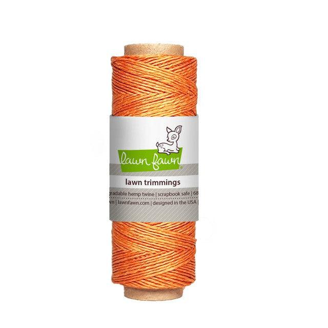 Lawn Fawn - Hemp Twine - Orange-ScrapbookPal