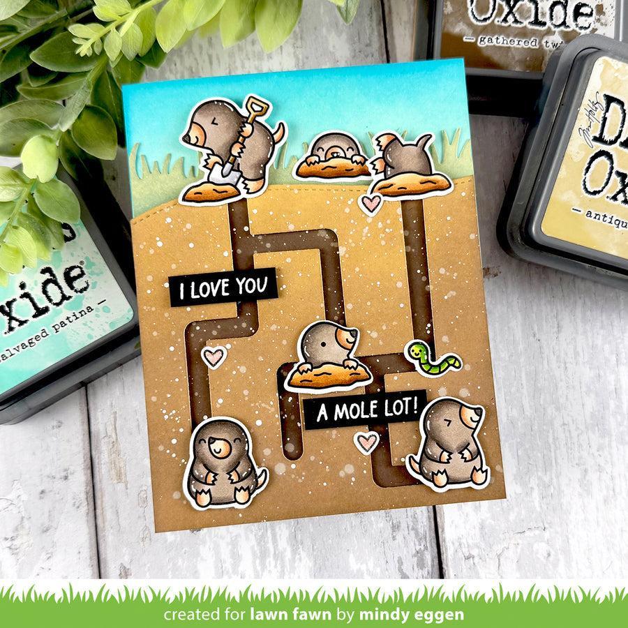 Lawn Fawn - Clear Stamps - A Mole Lot of Love-ScrapbookPal
