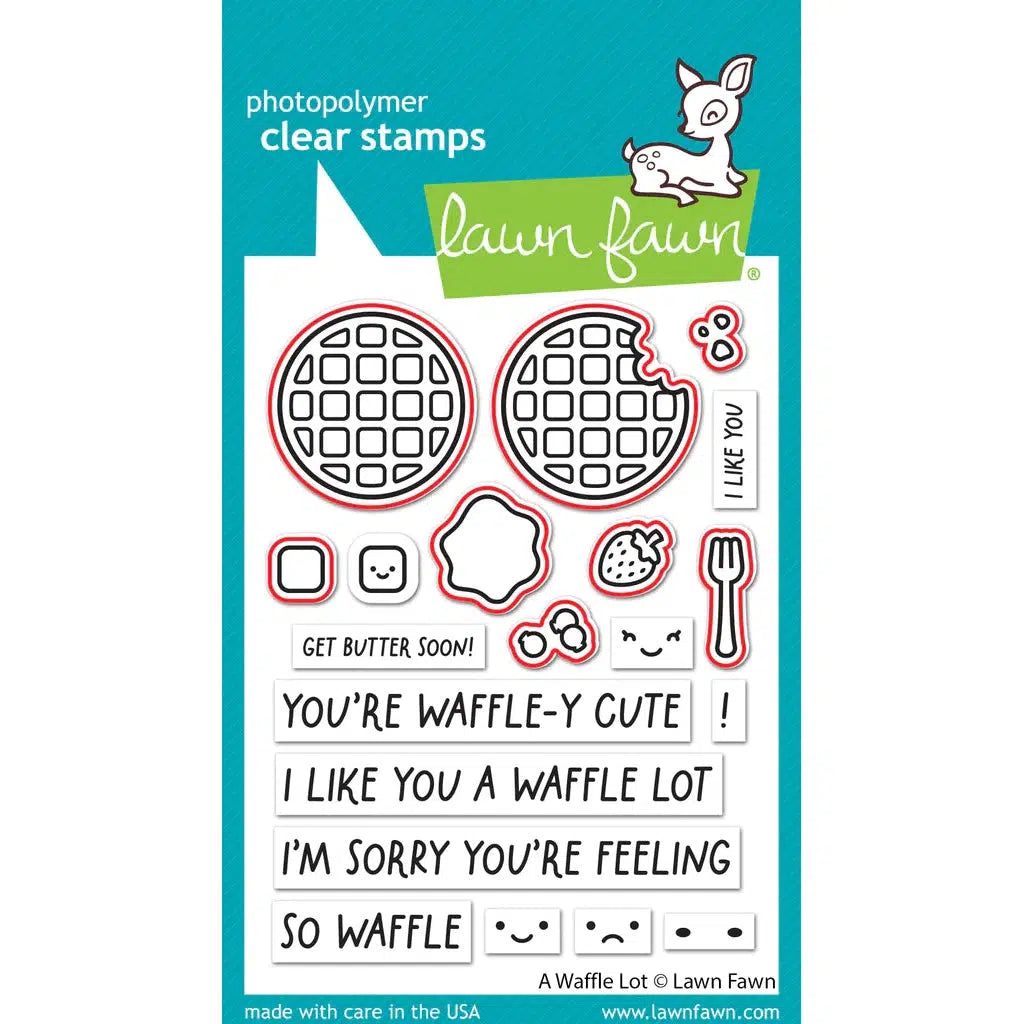 Lawn Fawn - Lawn Cuts - A Waffle Lot-ScrapbookPal