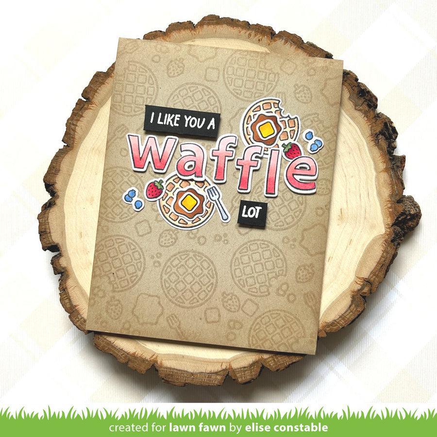 Lawn Fawn - Lawn Cuts - A Waffle Lot-ScrapbookPal