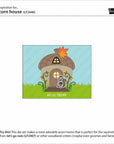 Lawn Fawn - Lawn Cuts - Acorn House-ScrapbookPal