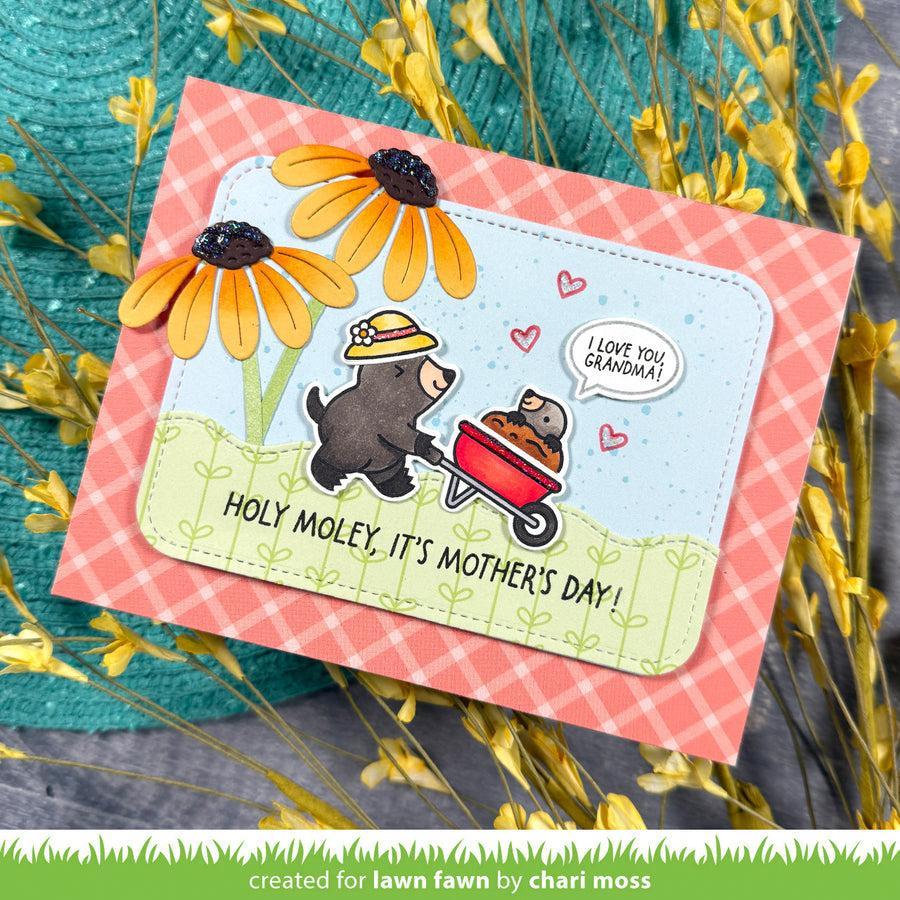 Lawn Fawn - Clear Stamps - All The Garden Hats-ScrapbookPal