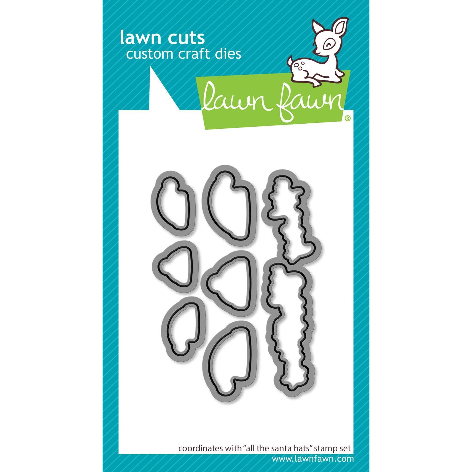 Lawn Fawn - Lawn Cuts - All The Santa Hats-ScrapbookPal