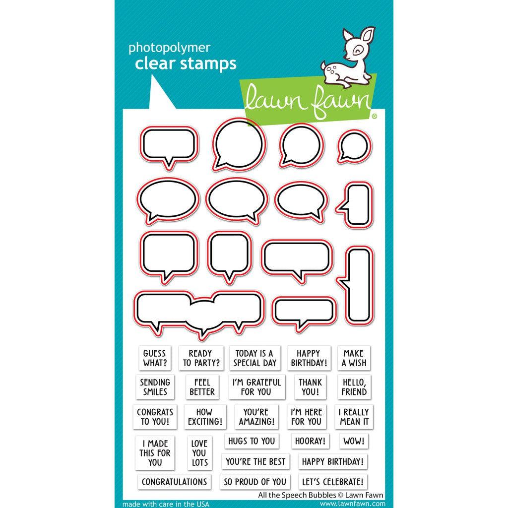 Lawn Fawn - Lawn Cuts - All The Speech Bubbles-ScrapbookPal