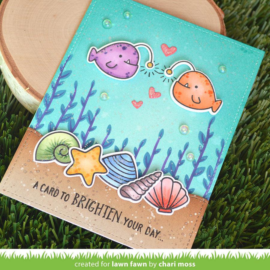 Lawn Fawn - Lawn Cuts - Anglerfish Flip Flop-ScrapbookPal