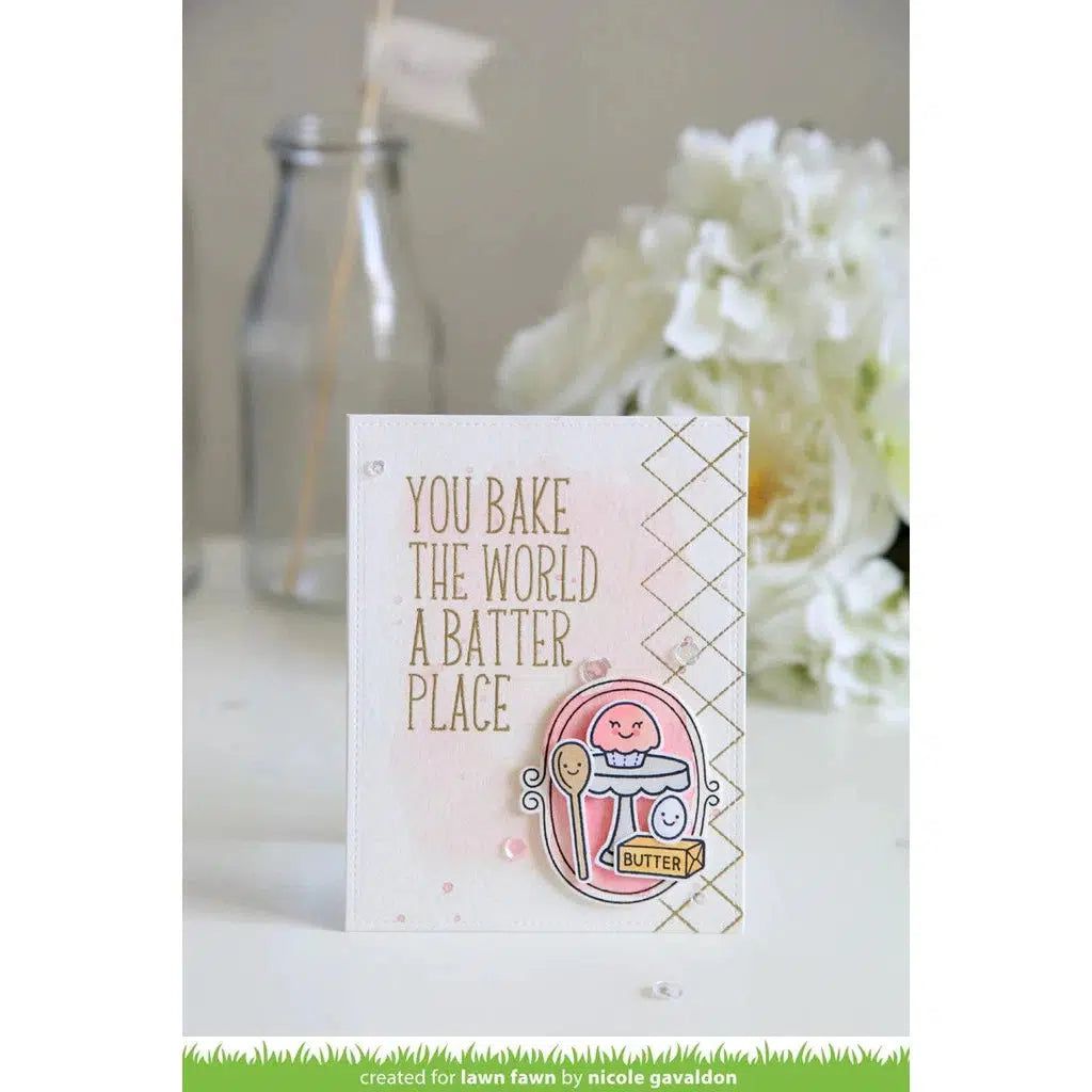 Lawn Fawn - Lawn Cuts - Baked with Love - Scratch & Dent-ScrapbookPal