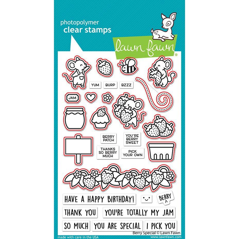 Lawn Fawn - Lawn Cuts - Berry Special-ScrapbookPal