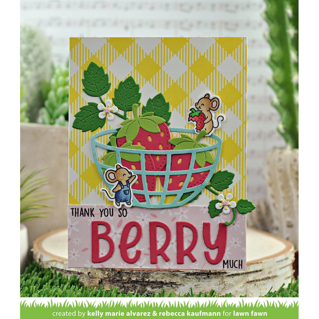 Lawn Fawn - Lawn Cuts - Berry Special-ScrapbookPal