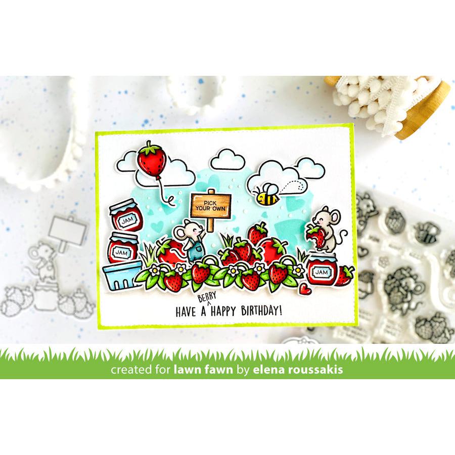 Lawn Fawn - Lawn Cuts - Berry Special-ScrapbookPal