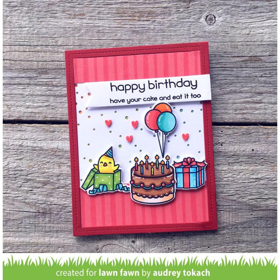 Lawn Fawn - Lawn Cuts - Birthday Before 'n Afters-ScrapbookPal