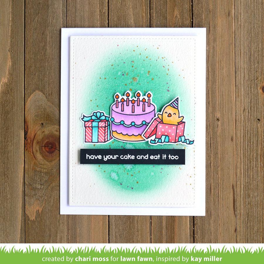 Lawn Fawn - Lawn Cuts - Birthday Before 'n Afters-ScrapbookPal
